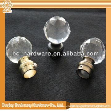 25mm, 30mm кристаллические занавесы finials